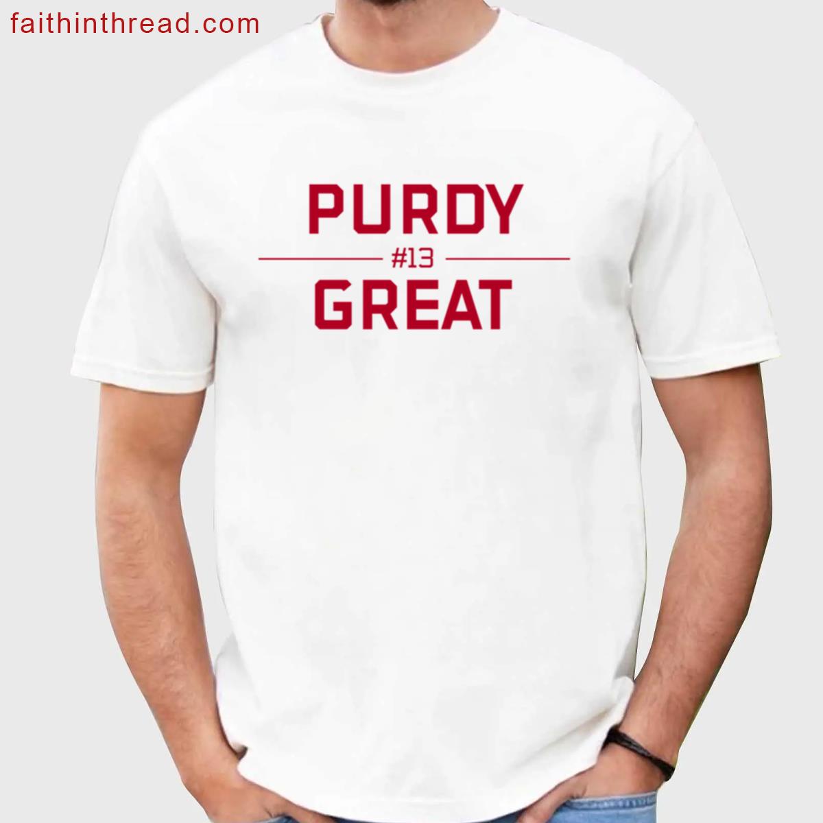 Purdy Quarterback Eye Catching Shirt
