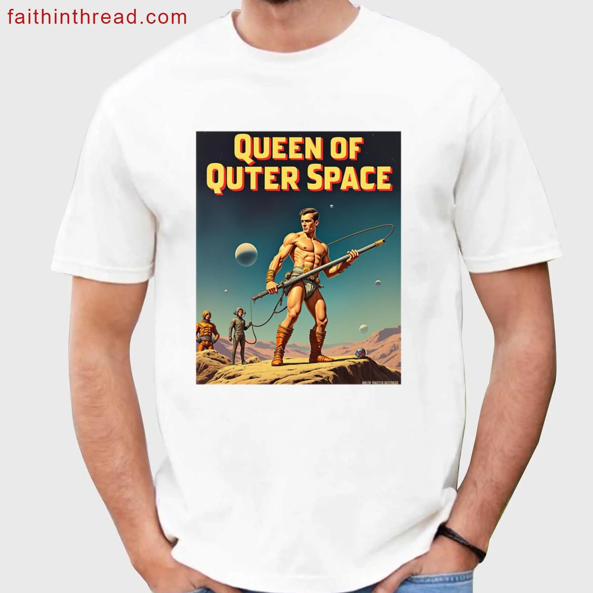 Queen Of Outer Space Oversized Tee Shirt