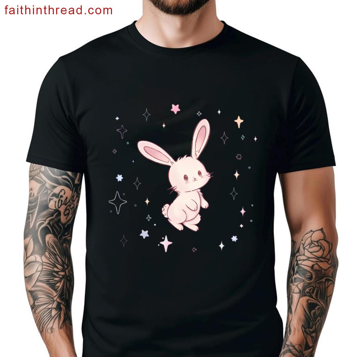Rabbit Stars Graphic Shirt