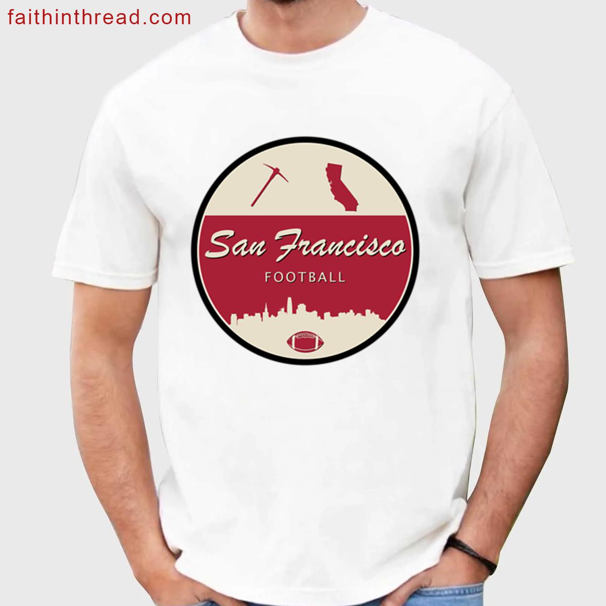 San Francisco Football Circle Design Shirt