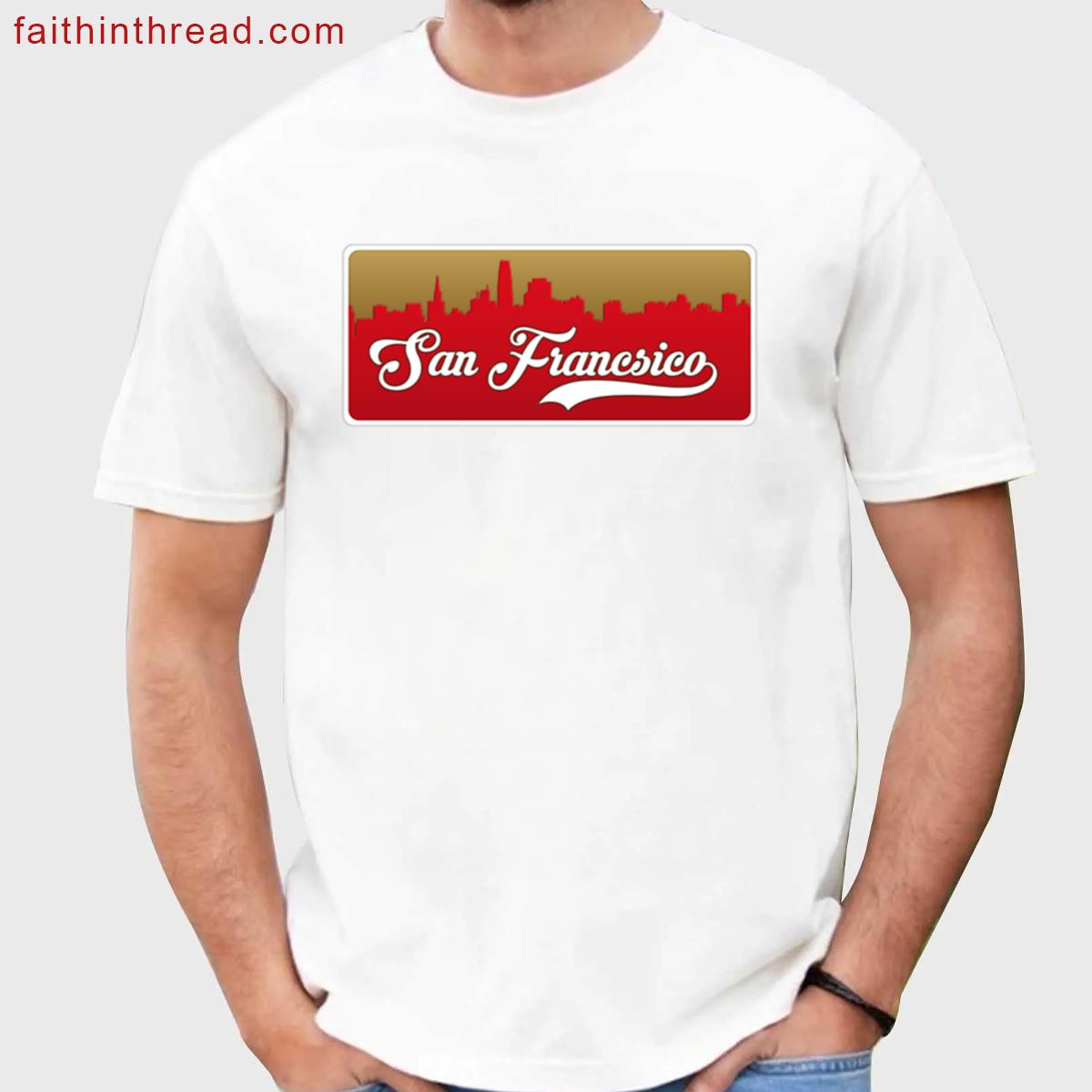 San Francisco Football Oversized Graphic Tee Shirt