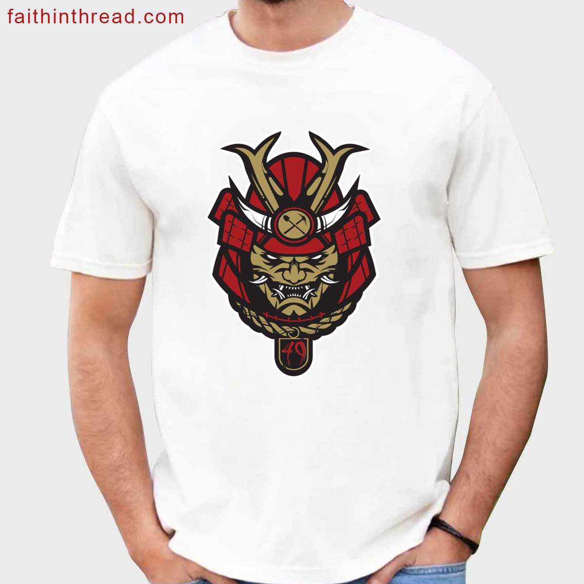 San Francisco Samurai Football Graphic Tee Shirt