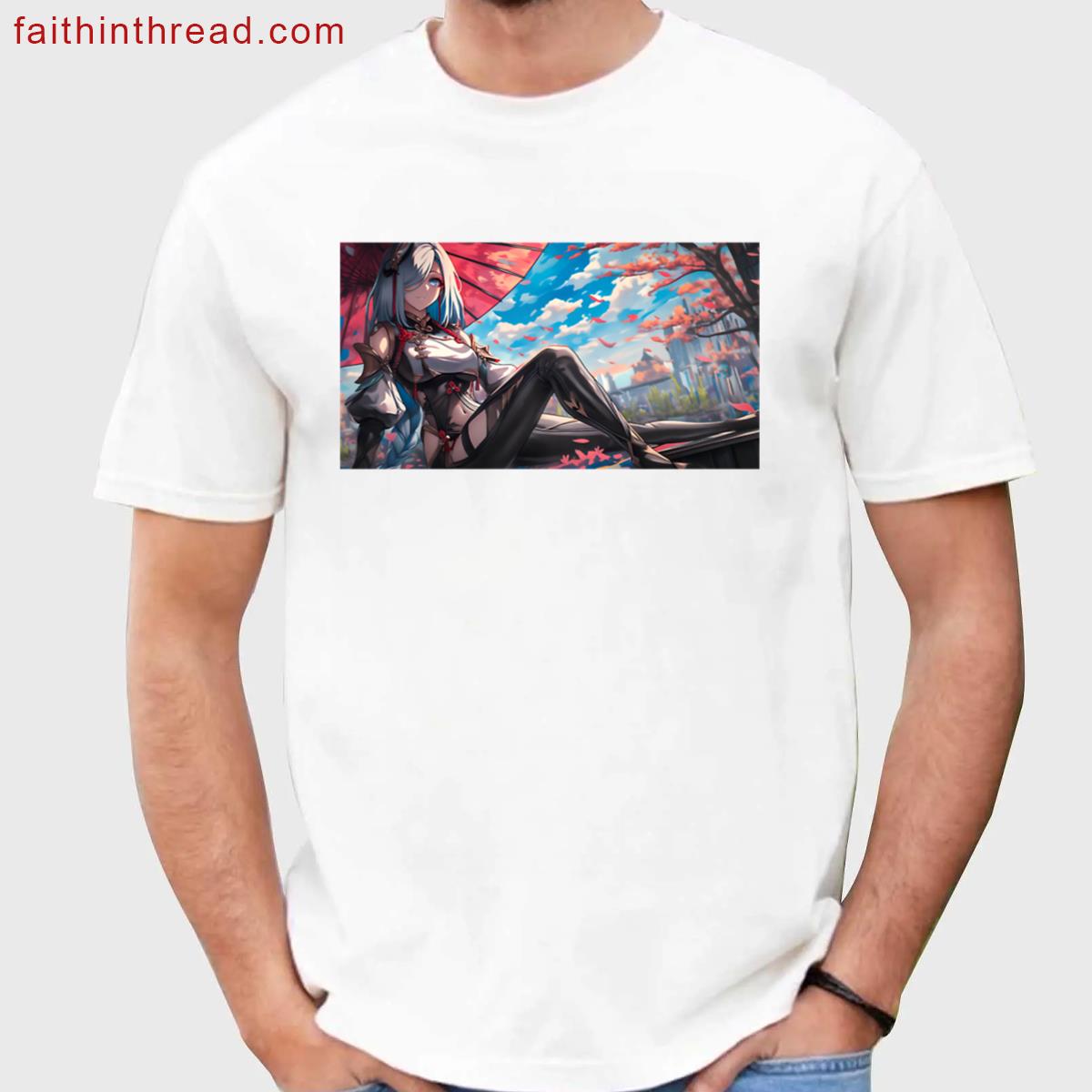 Shenhe Cryo Exorcist Tee Shirt