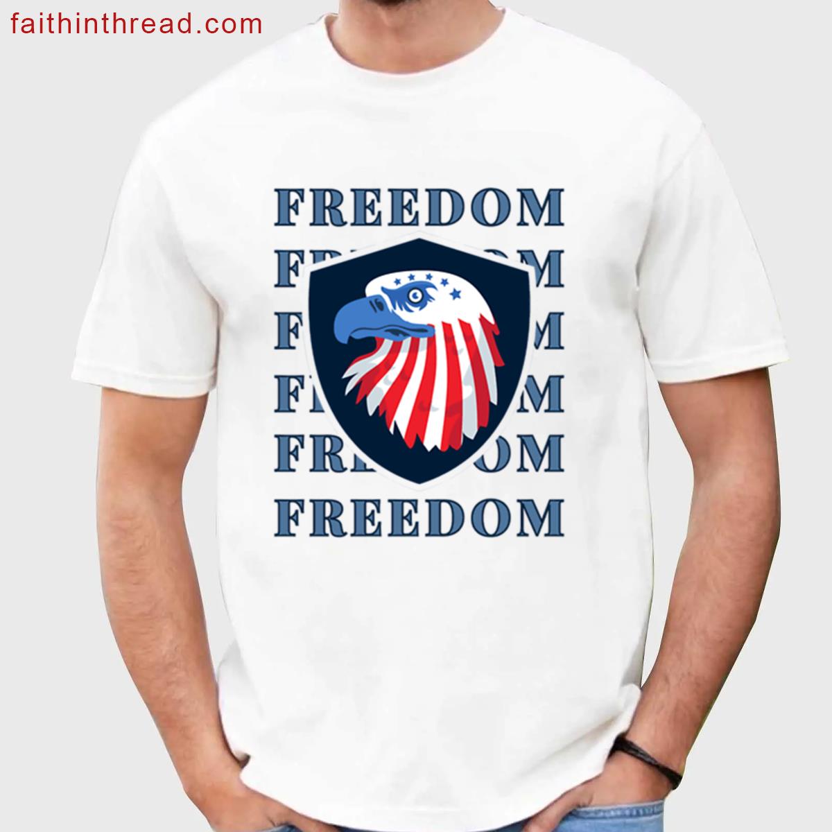 Shield Of Freedom Graphic Tee Shirt