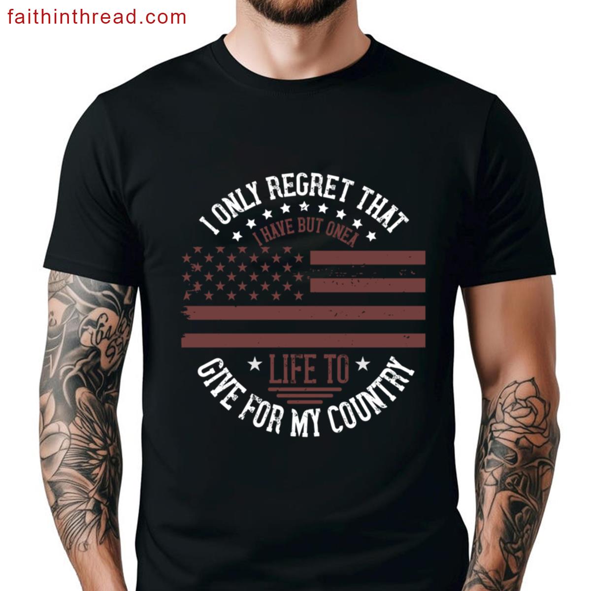 Soldier Regret Life Shirt