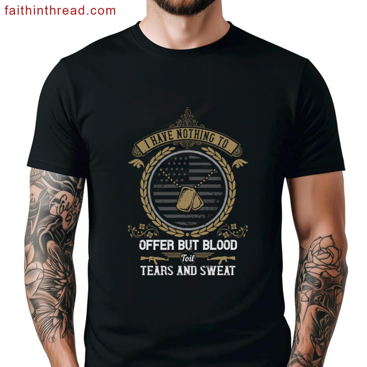 Soldier Sweat Quote Shirt
