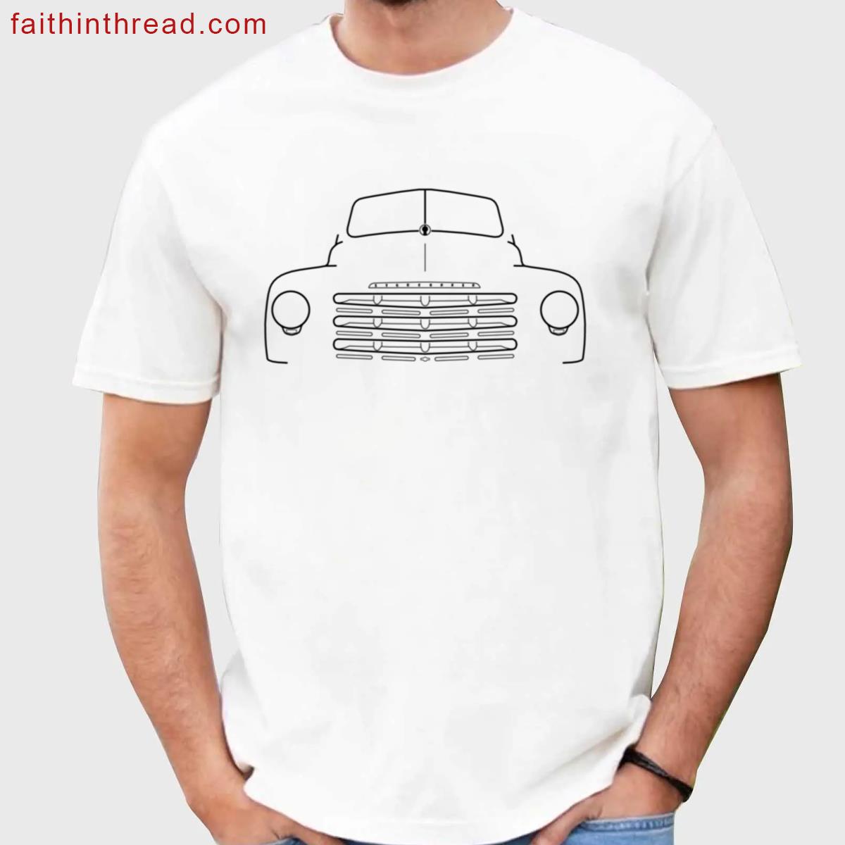 Studebaker 1950s Black Outline Tee Shirt