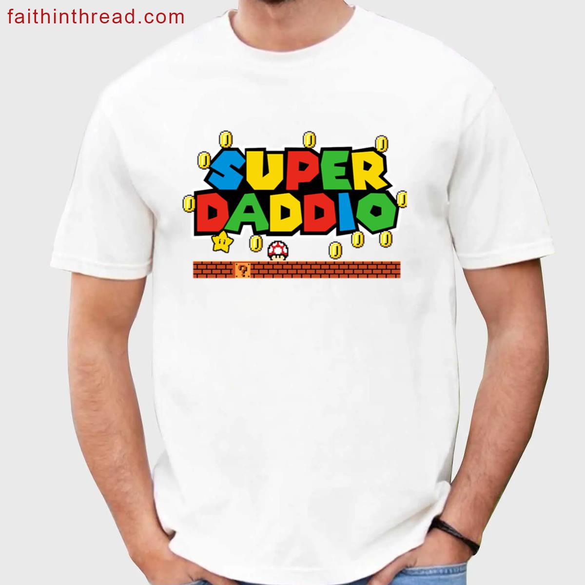 Super Daddio Video Game Tee Shirt
