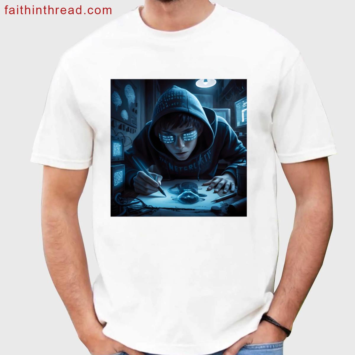 Teen Artist Digital Creation Graphic Tee Shirt