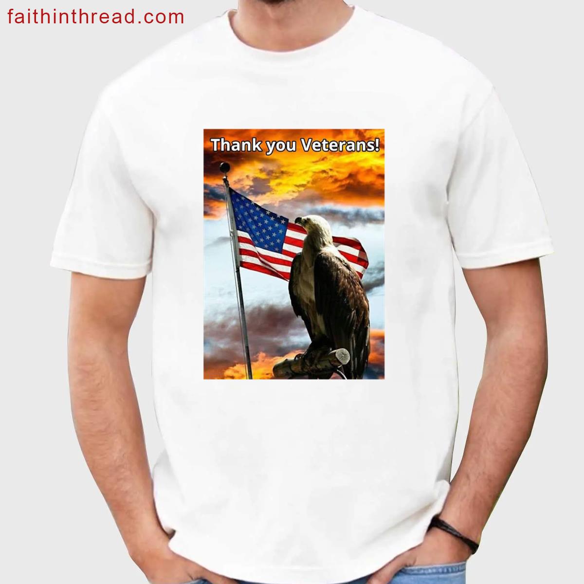 Thank You Veterans Design Tee Shirt
