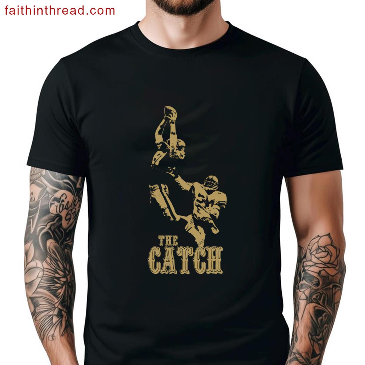 The Catch Dwight Clark Graphic Tee Shirt