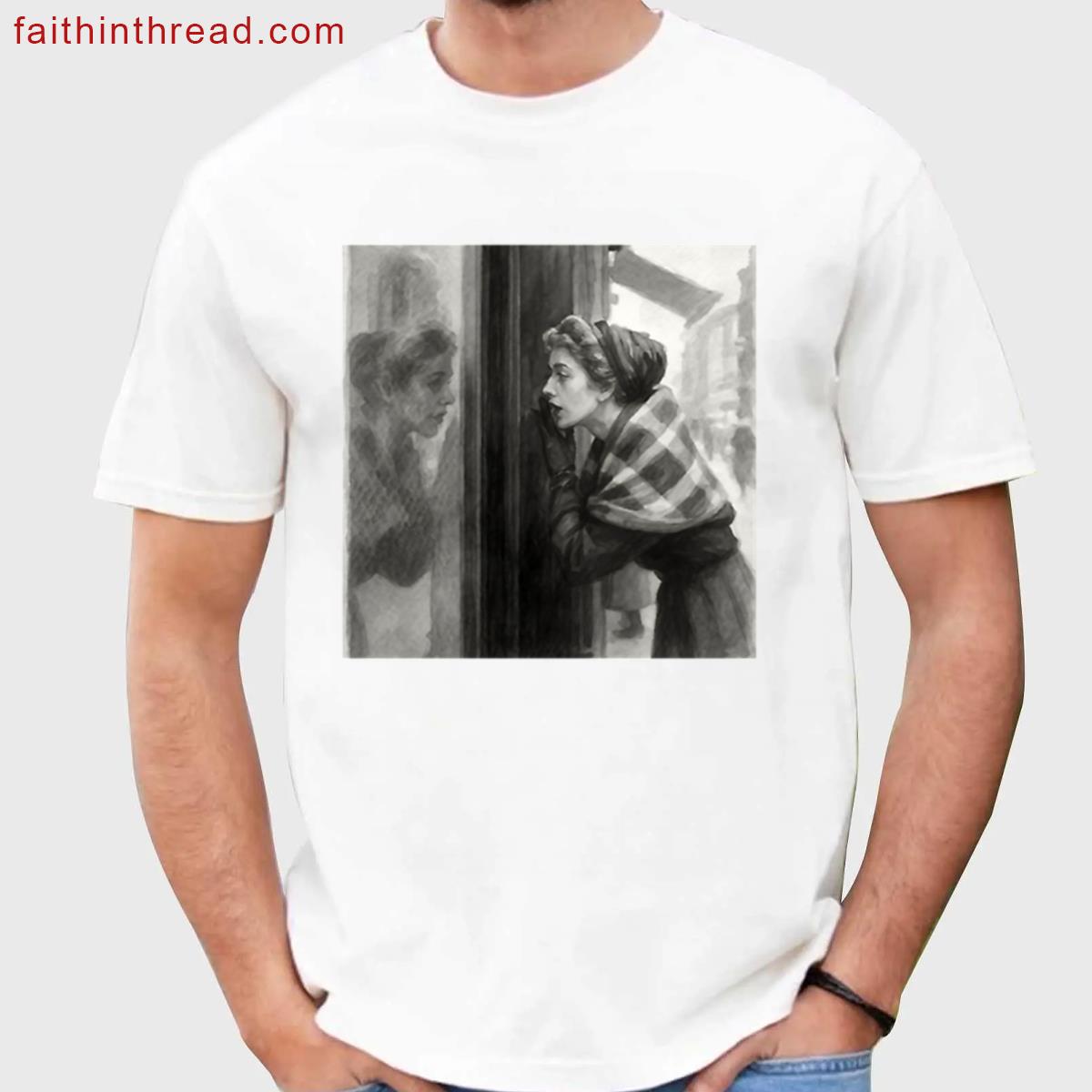 Window Lady Funny Oversized Shirt
