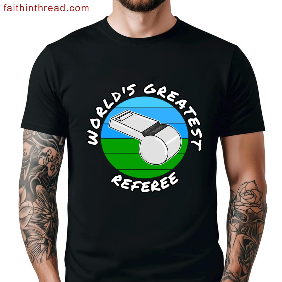 Worlds Greatest Referee Football Tee Shirt