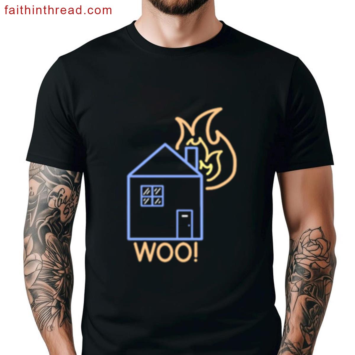 House On Fire Tee Shirt