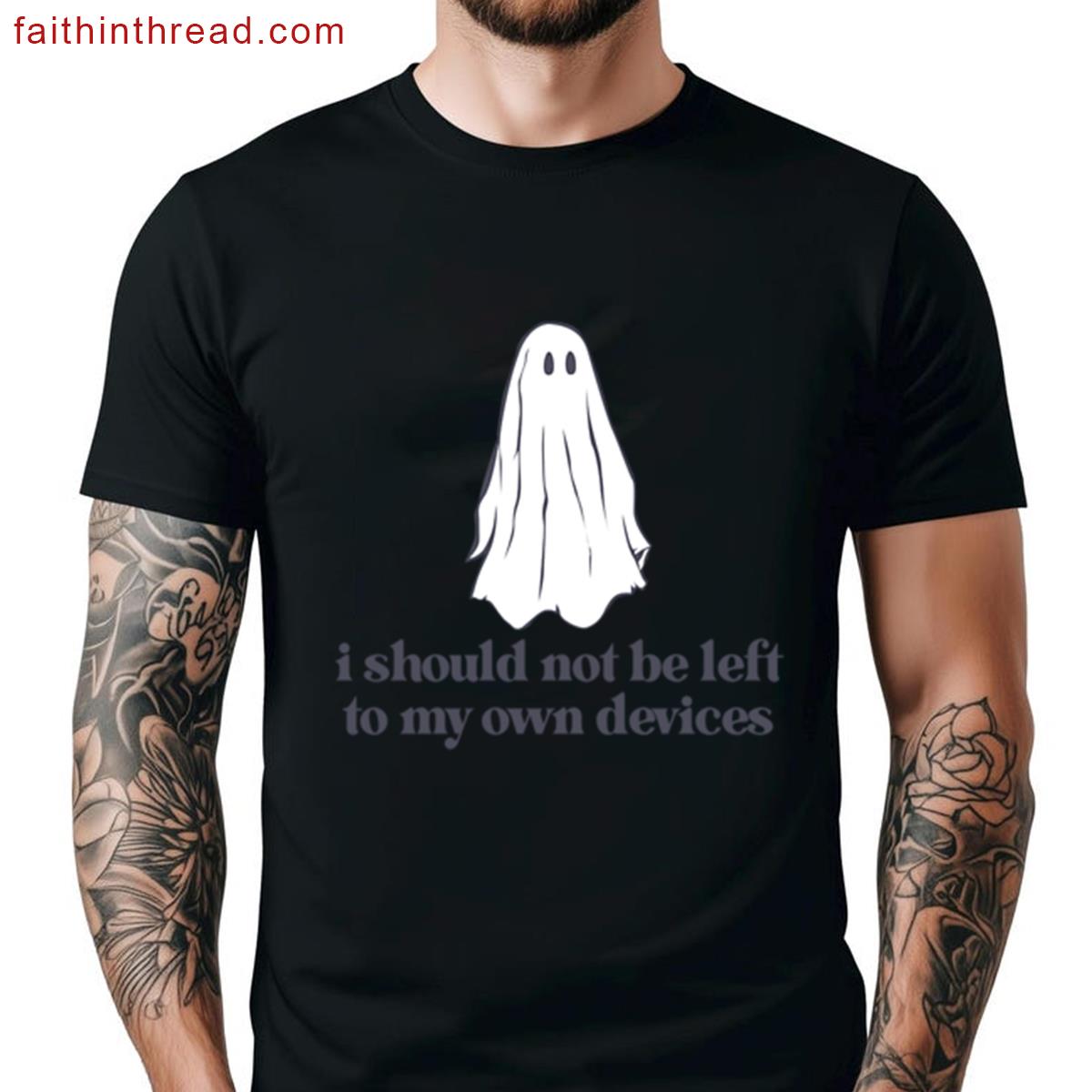 I Should Not Be Left Graphic Tee Shirt