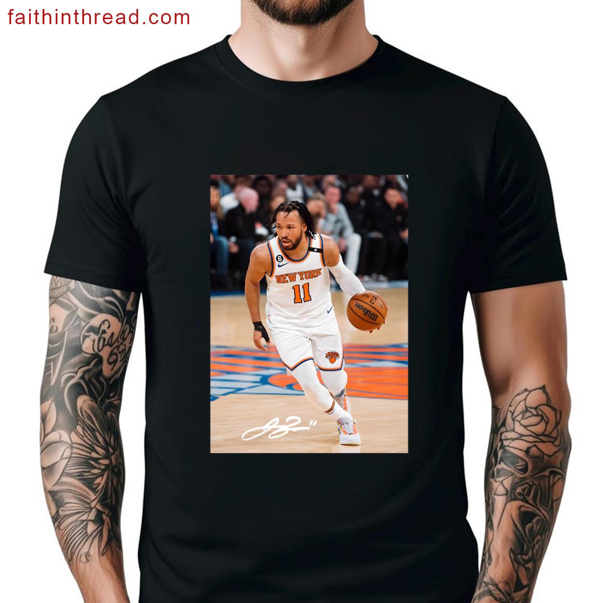 Jalen Brunson Basketball Tee Shirt