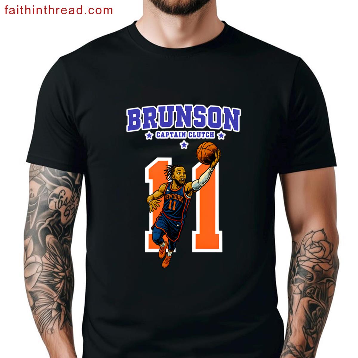 Jalen Brunson Tri Blend Tee Shirt