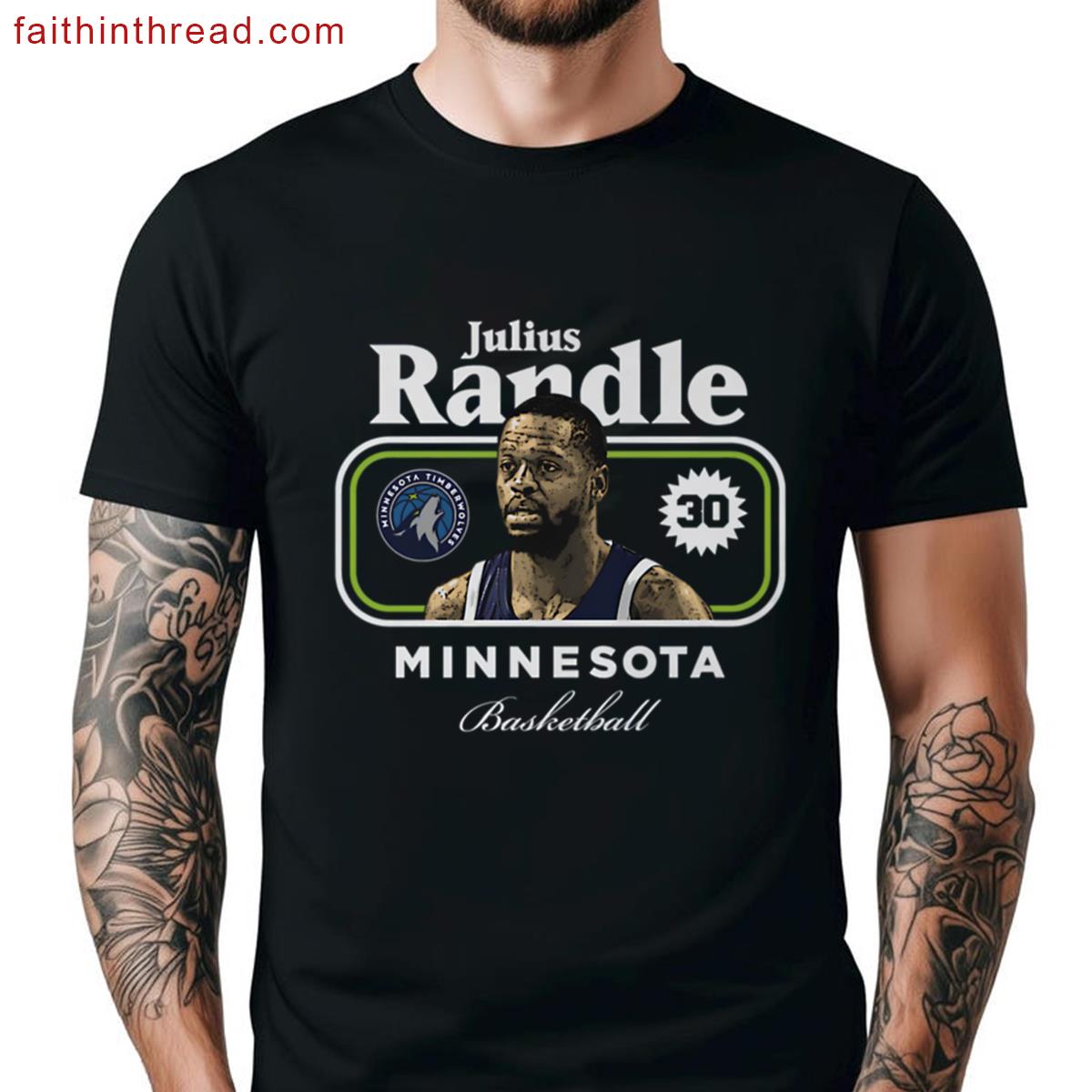 Julius Randle Timberwolves Graphic Tee Shirt