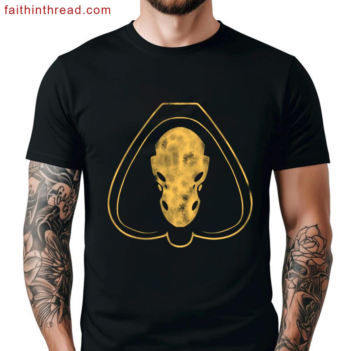 Mask Gold Veil Graphic Tee Shirt