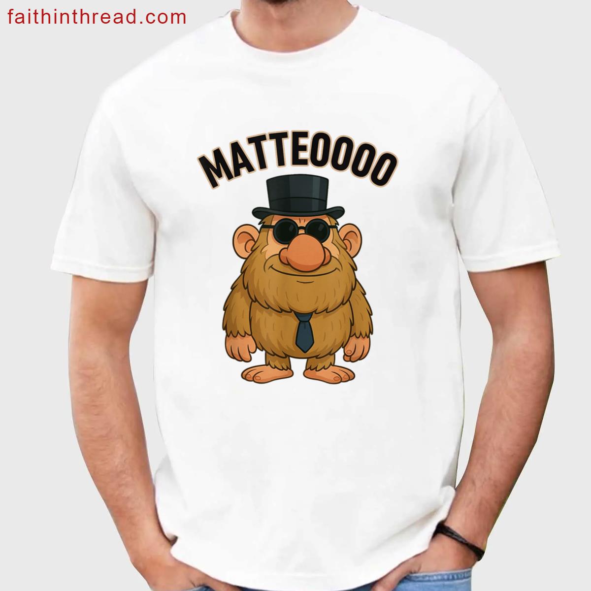 Matteo Italian Meme Graphic Tee Shirt