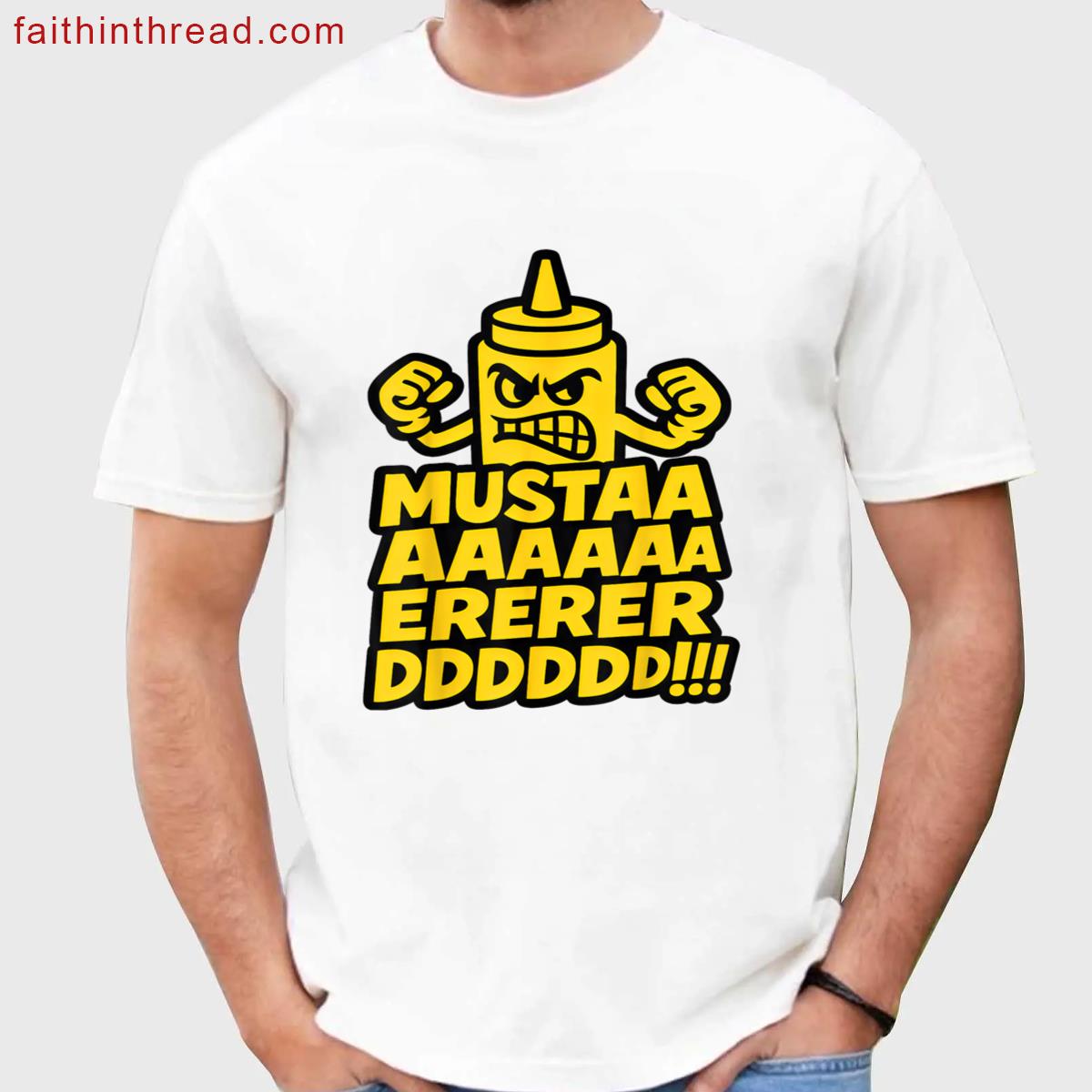 Mustard Scream Food Lover Shirt