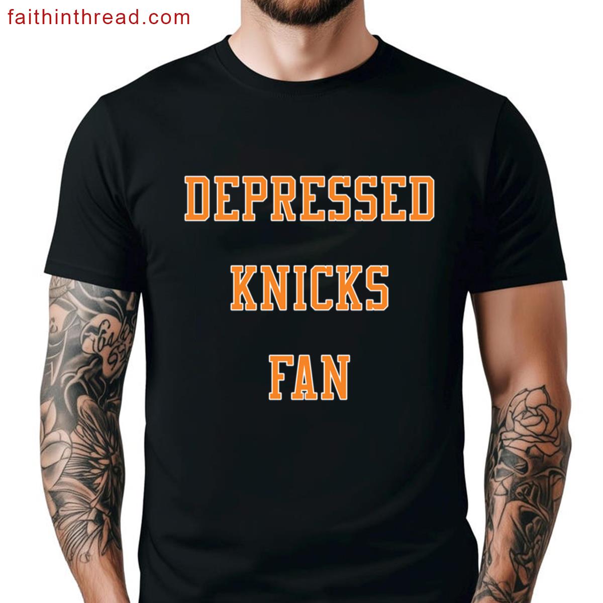 New York Knicks Sad Graphic Tee Shirt