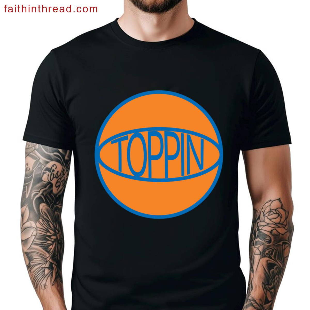 Obi Toppin Knicks Logo Apparel Shirt