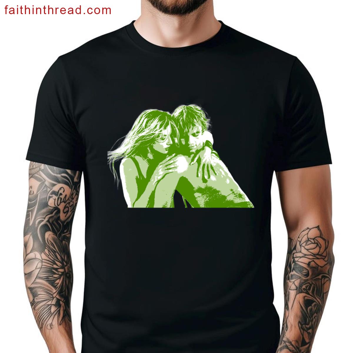 One Of Your Girls Green Casual Wear Shirt