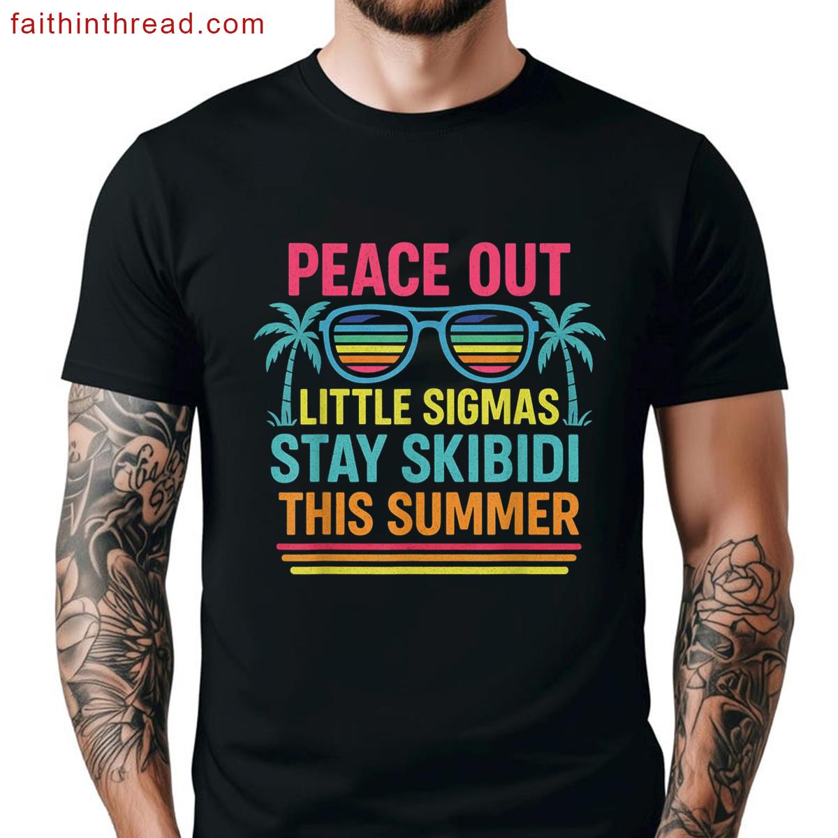 Peace Out Little Sigmas Summer Tee Shirt