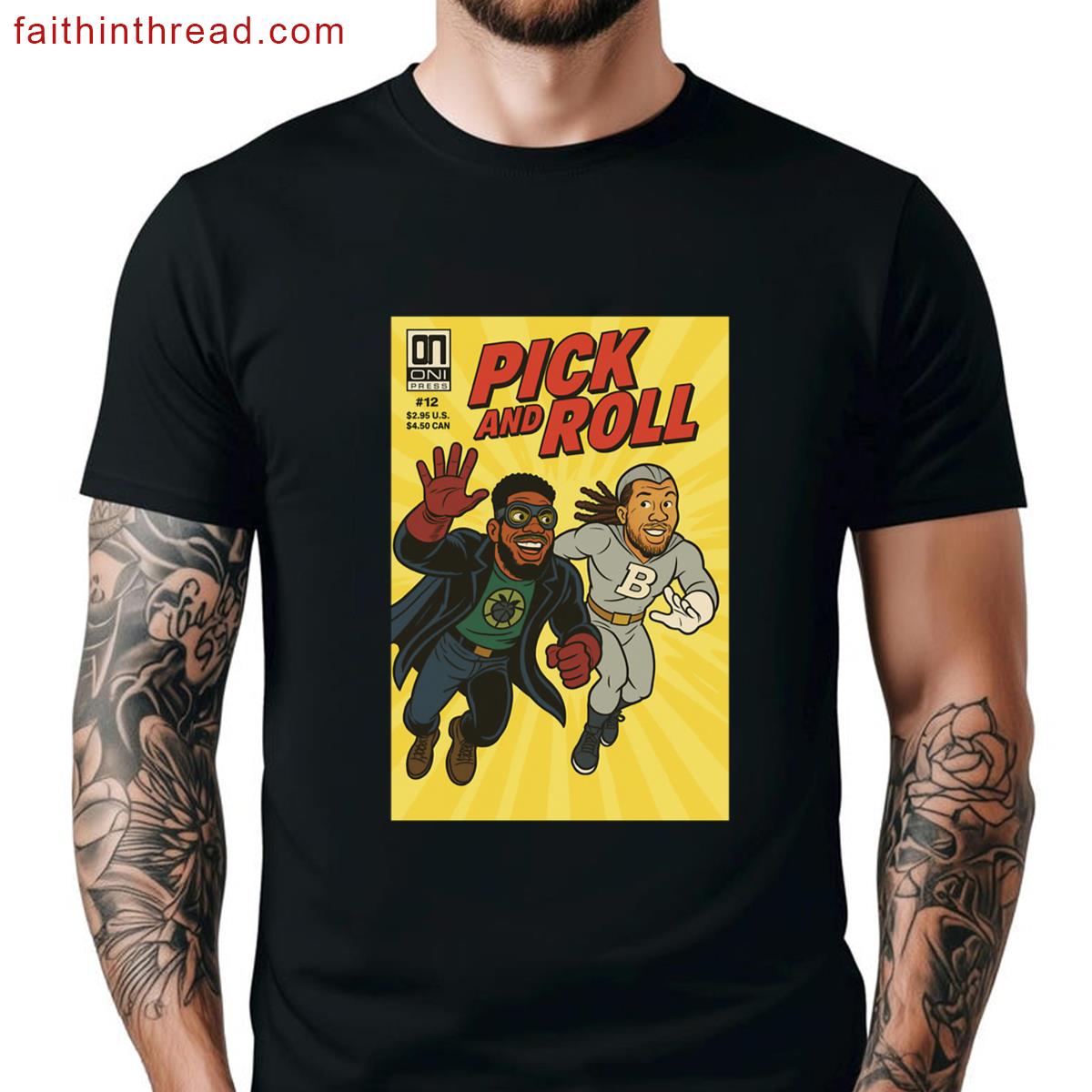 Pick And Roll Graphic Tee Basketball Shirt