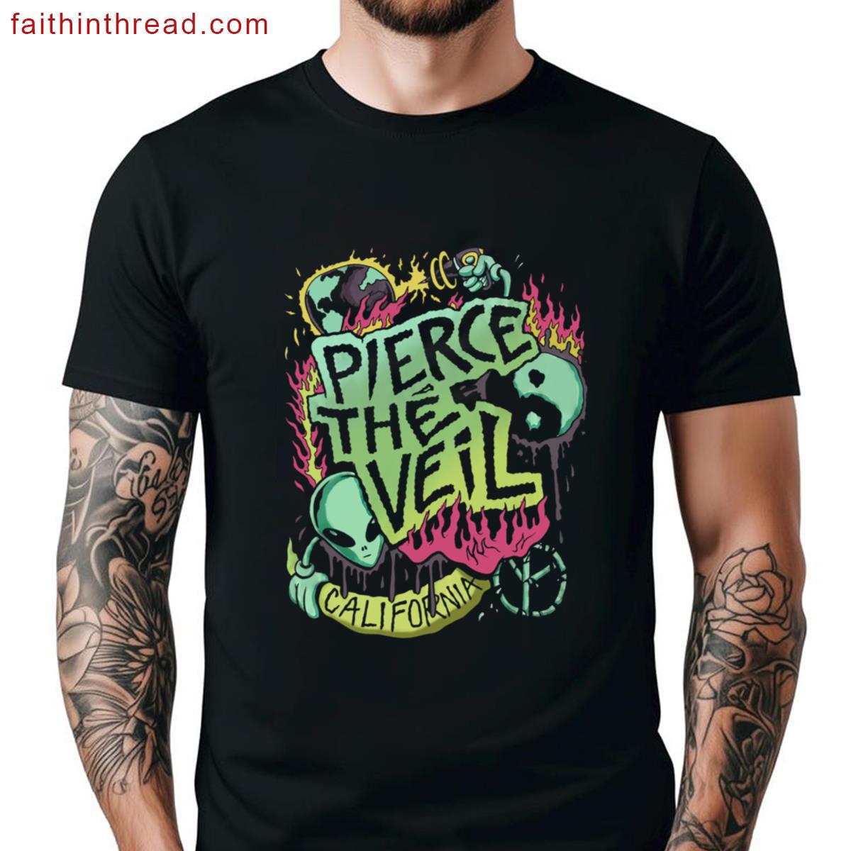Pierce The Veil Graphic Tee Music Lovers Shirt