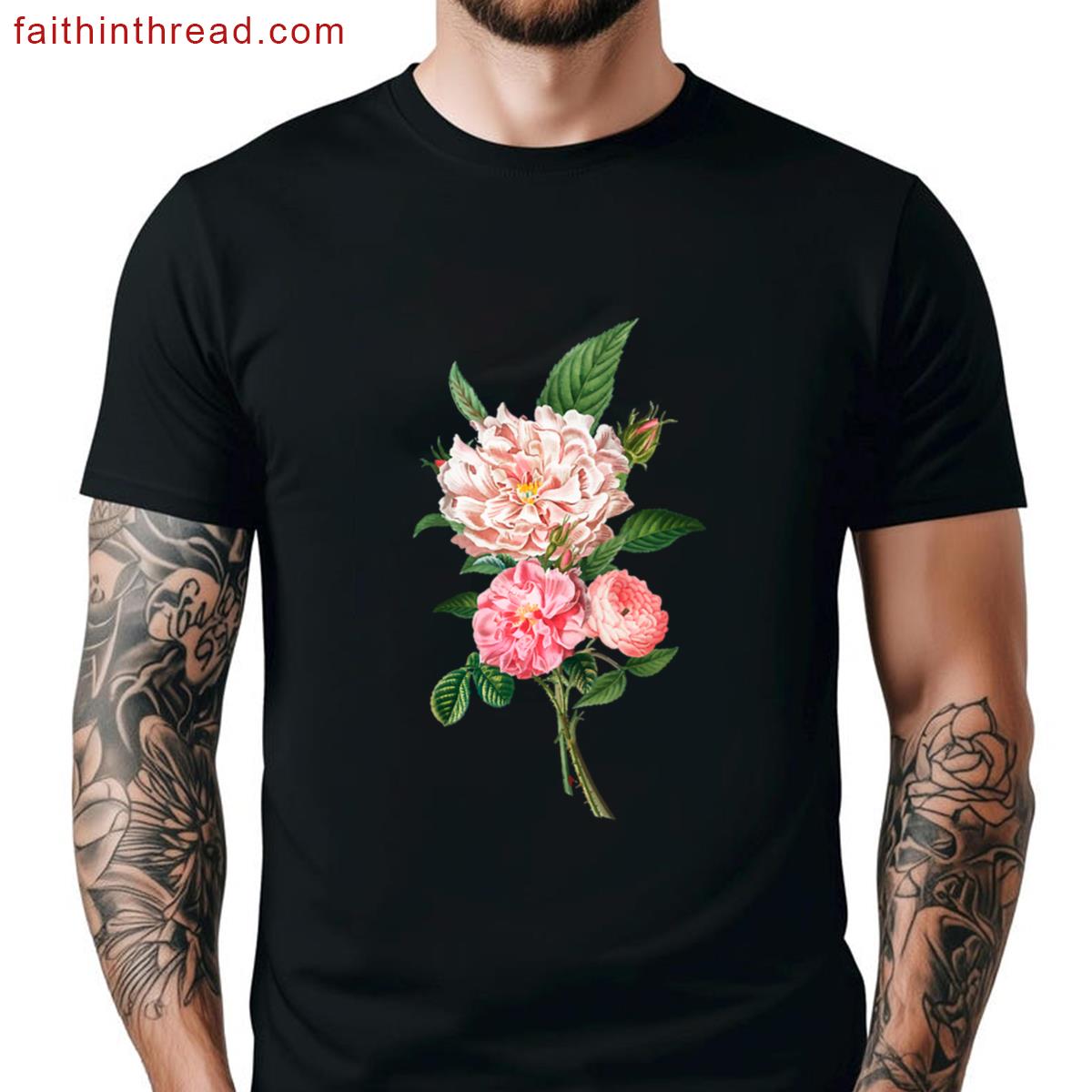 Pink Peonies Fashion Shirt