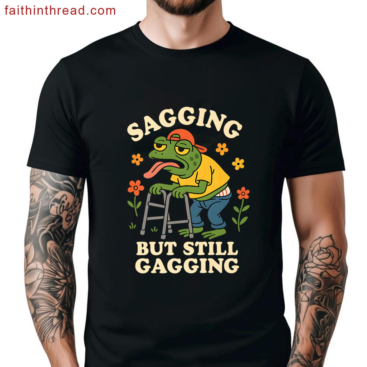 Premium Grandma Gagging Humor Shirt