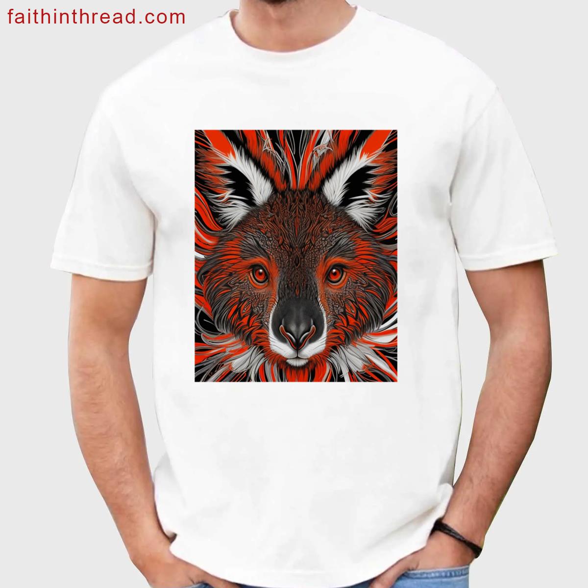Red Dynamic Kangaroo Shirt