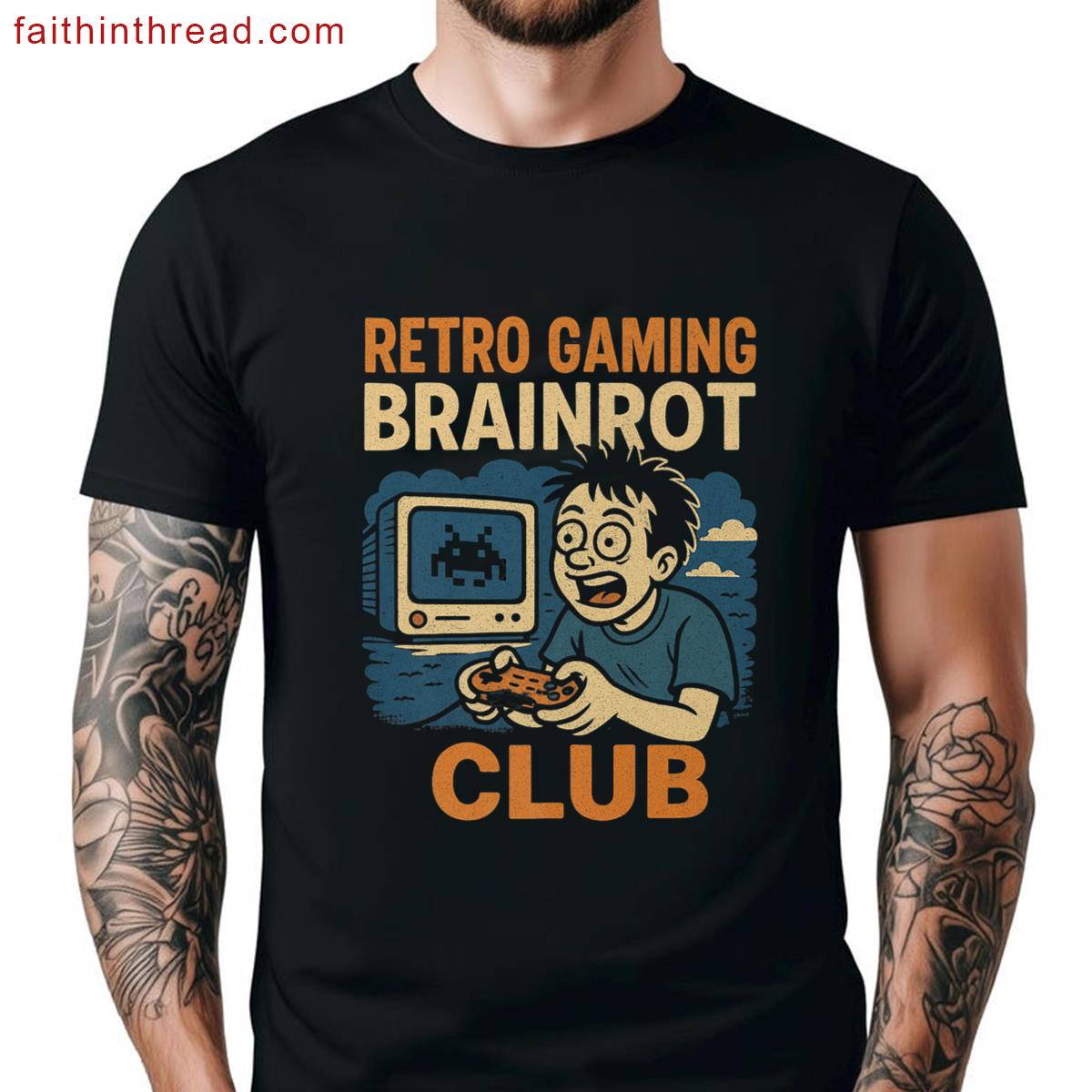 Retro Gamer Brainrot Shirt