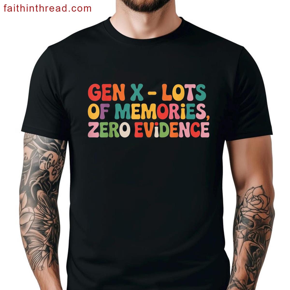 Retro Gen X Sarcastic Design Shirt