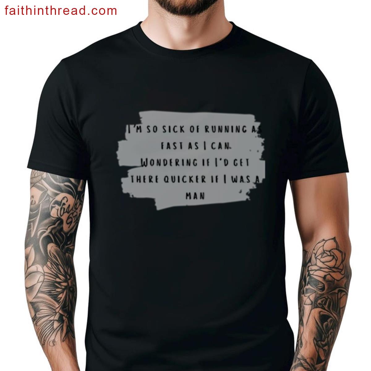 Running As Fast Taylor Swift Tee Shirt