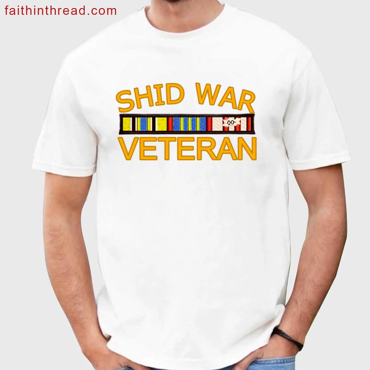 Shid War Vet Graphic Tee Shirt