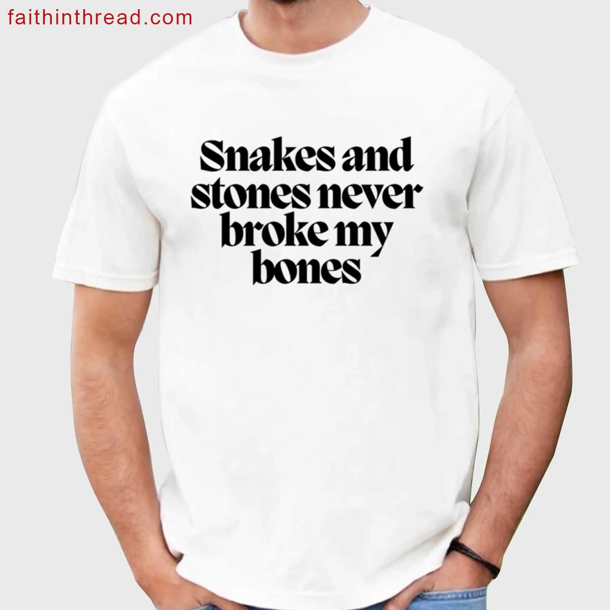 Snakes And Stones Graphic Tee Shirt