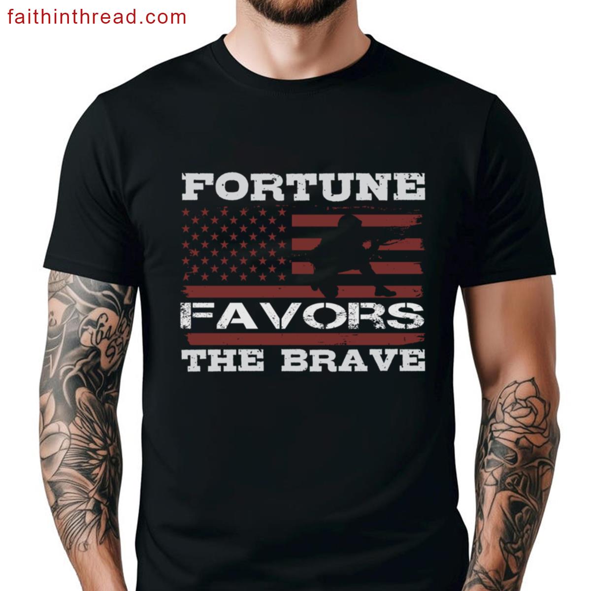 Soldier Quotes Brave Design Shirt