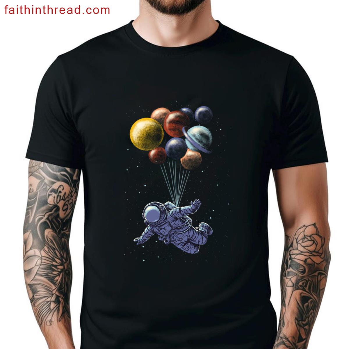 Space Travel Active Design Tee Shirt