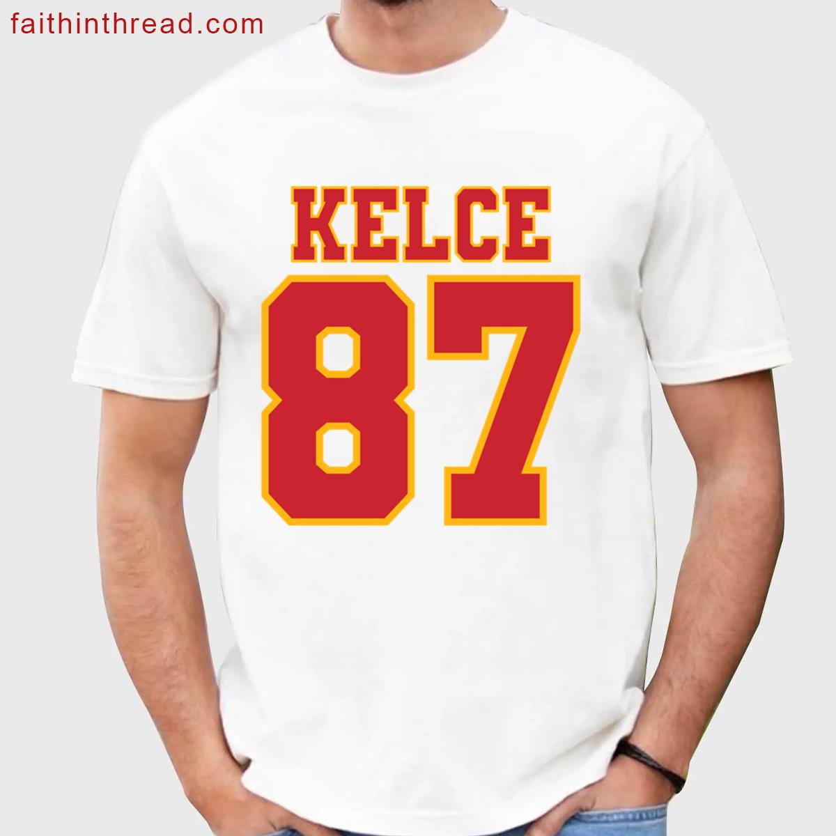 Swift Kelce 87 White Shirt