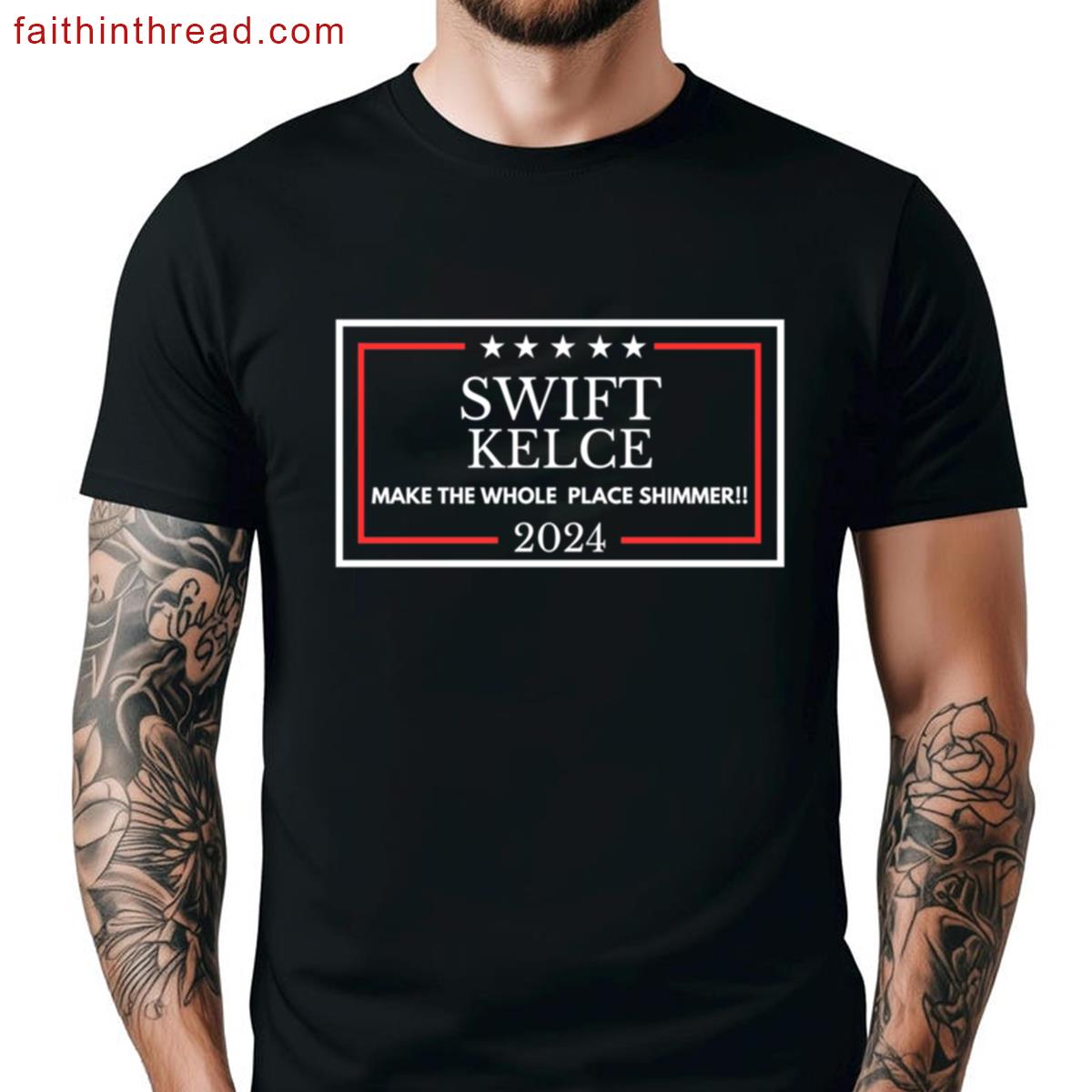 Swiftkelce Oversized Design Shirt