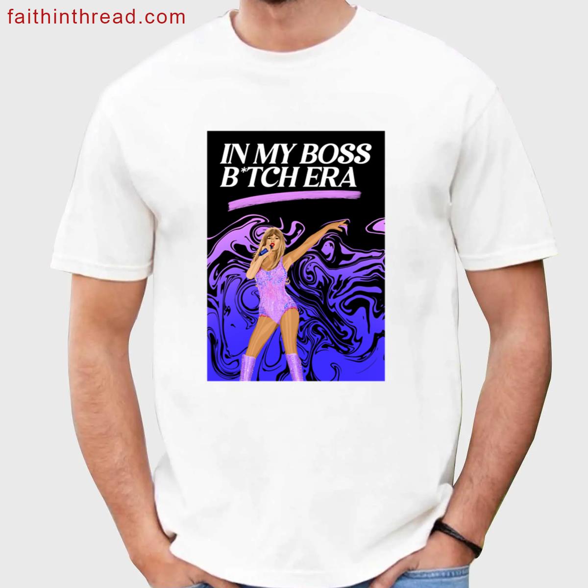 Swirly Boss Graphic Tee Design Shirt