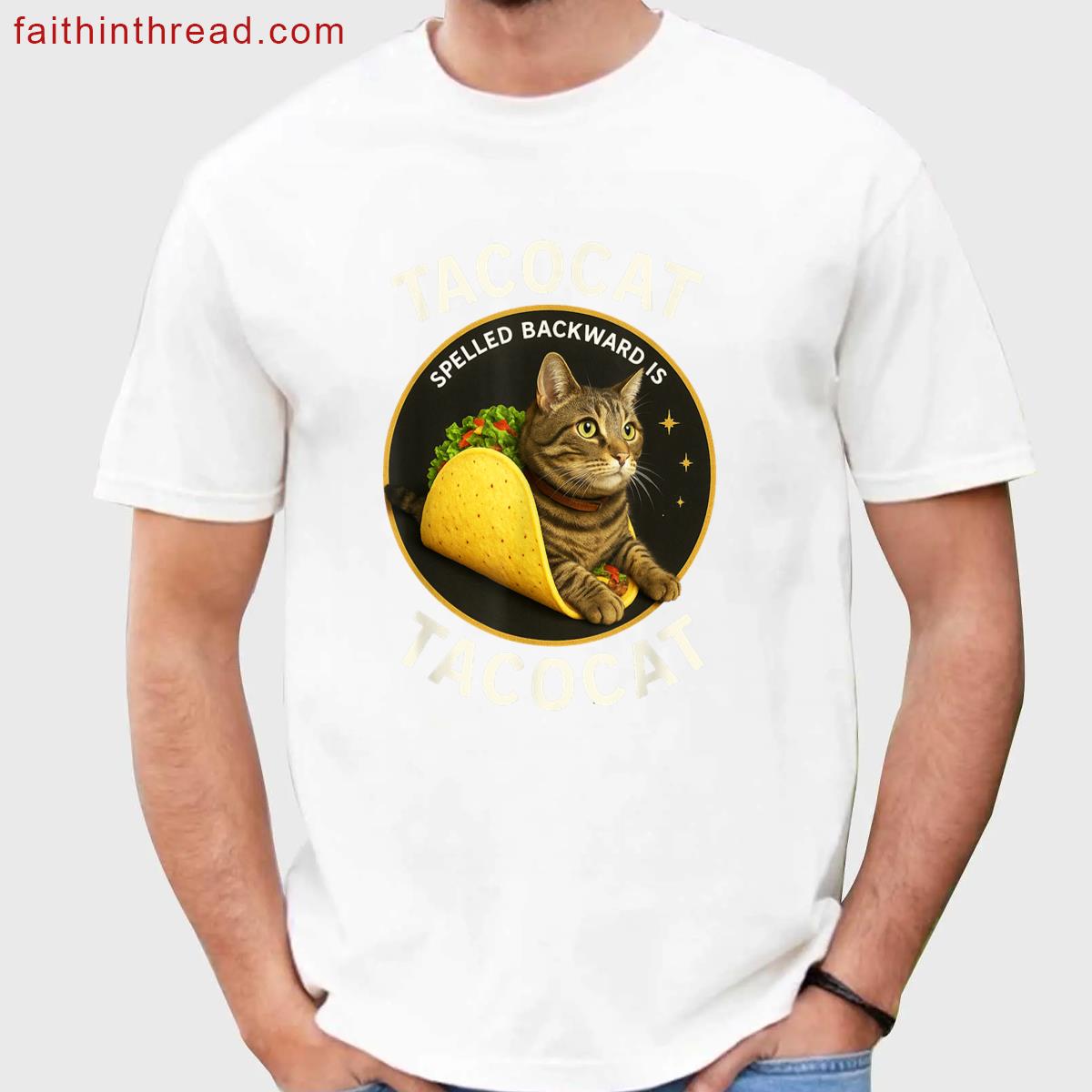 Tacocat Humor Printed Tee Shirt