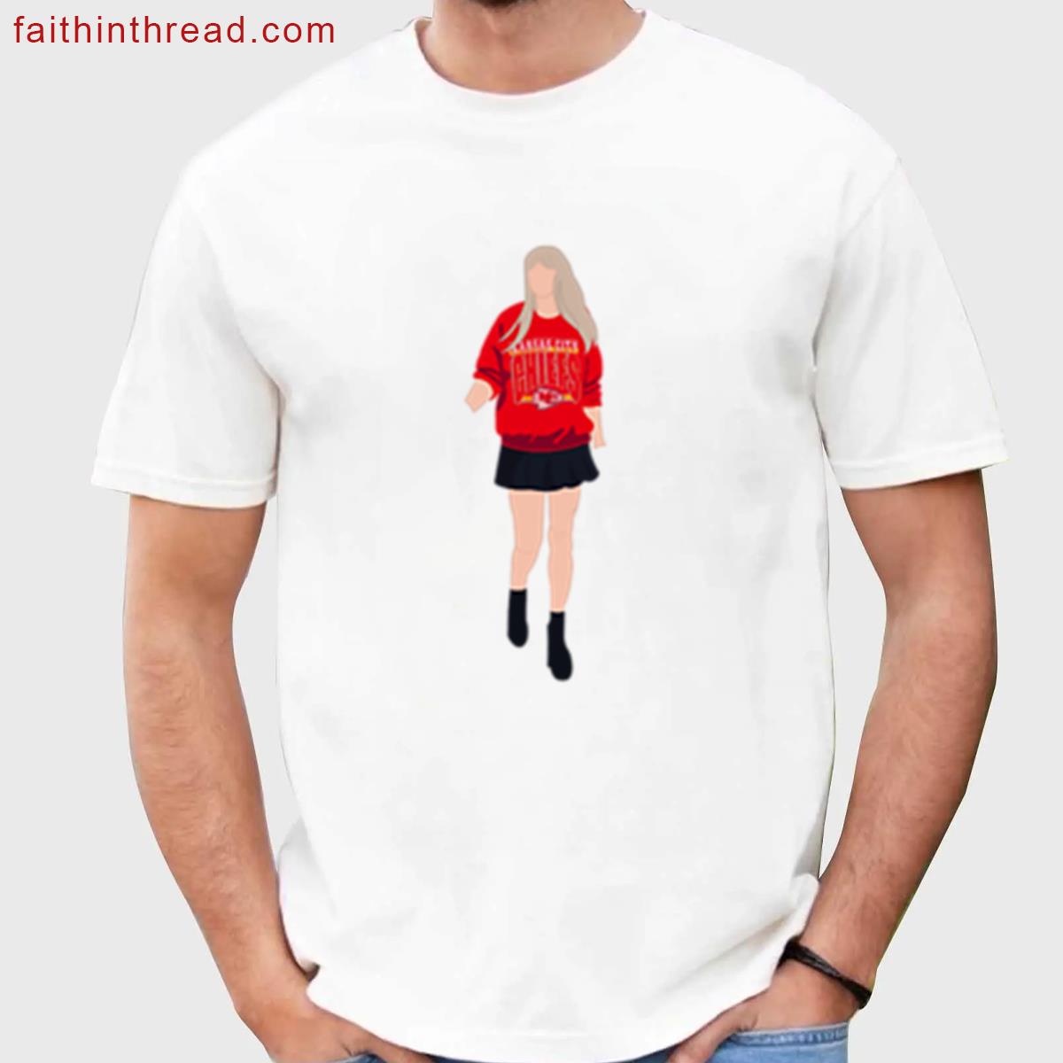 Taylor Swift Chiefs Graphic Tee Shirt