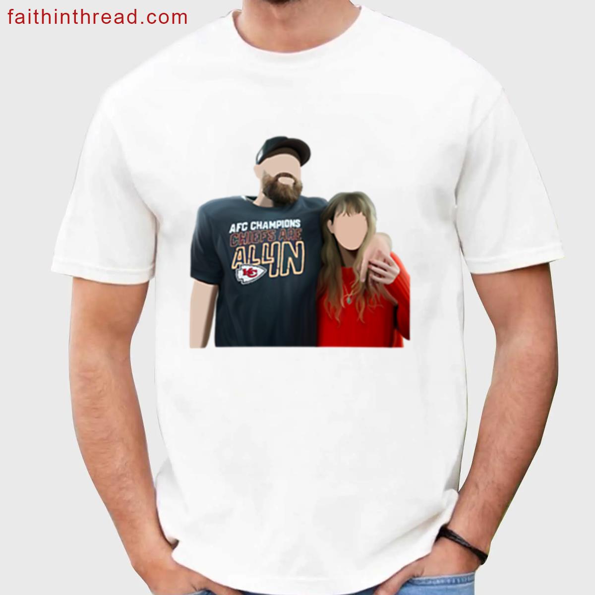 Taylor Swift Travis Kelce Casual Shirt