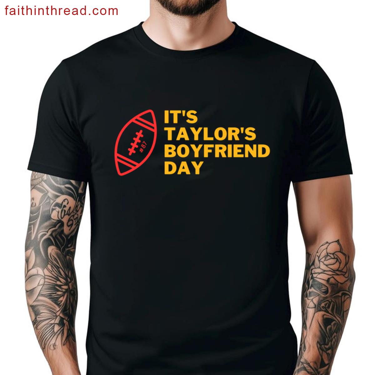 Taylors Boyfriend Graphic Tee Shirt