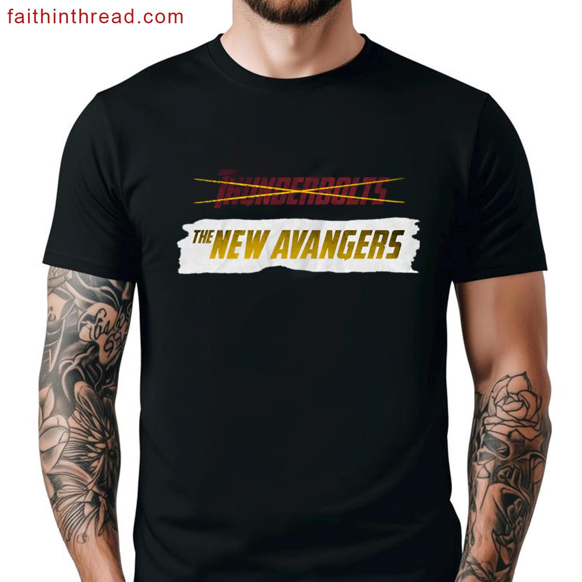The New Avangers Superhero Tee Shirt