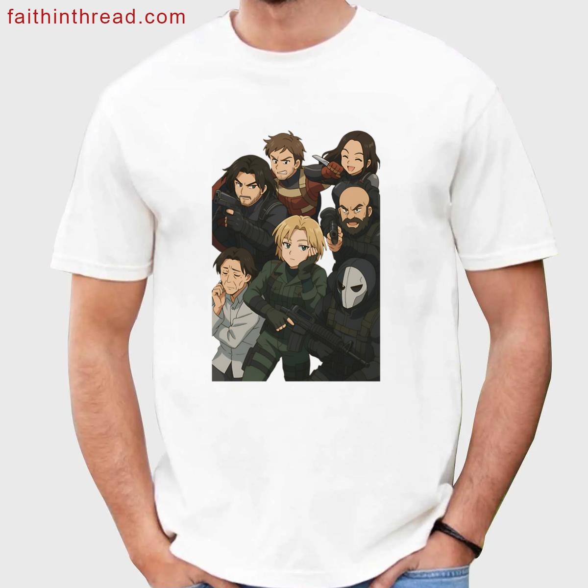 Thunderbolts Anime Strike Tee Shirt